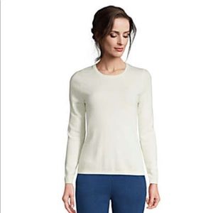 Lands End cashmere sweater NWT